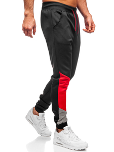 Čierne pánske jogger nohavice Bolf K20003