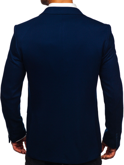 Tmavomodré pánske elegantné sako Bolf 01