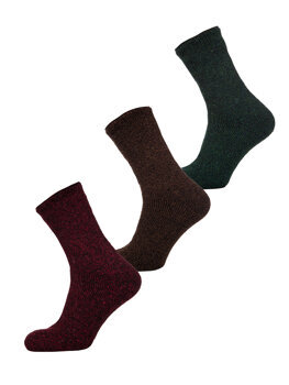 Hrubé zimné pánske termo ponožky-mix farieb-2 Bolf A8990-2-3P 3PACK