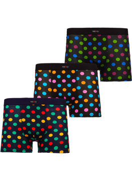 Pánske bavlnené boxerky v 3 rôznych farbách Bolf 1BE754-3P 3 PACK