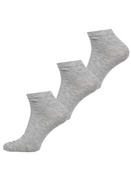 Sivé pánske ponožky "ťapky" Bolf N3101-3P 3 PACK