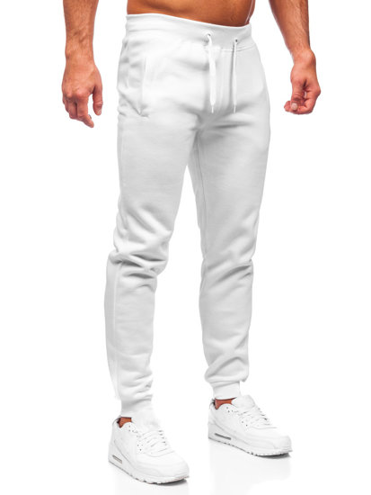 Biele pánske jogger nohavice Bolf XW01-A