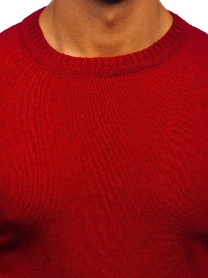 Červený pánsky sveter Bolf 0001