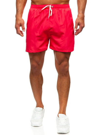 Ružové pánske kúpacie šortky Bolf XL019