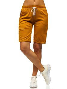 Dámske šortky vo farbe ťavej srsti Bolf YW01022