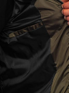 Khaki pánska prešívaná zimná bunda Bolf 0025